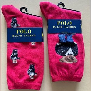 Polo Bear Crew Socks for Women